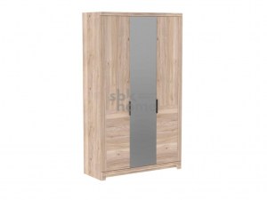 Юта Шкаф 3-х дверный с зеркалом (SBK-Home)